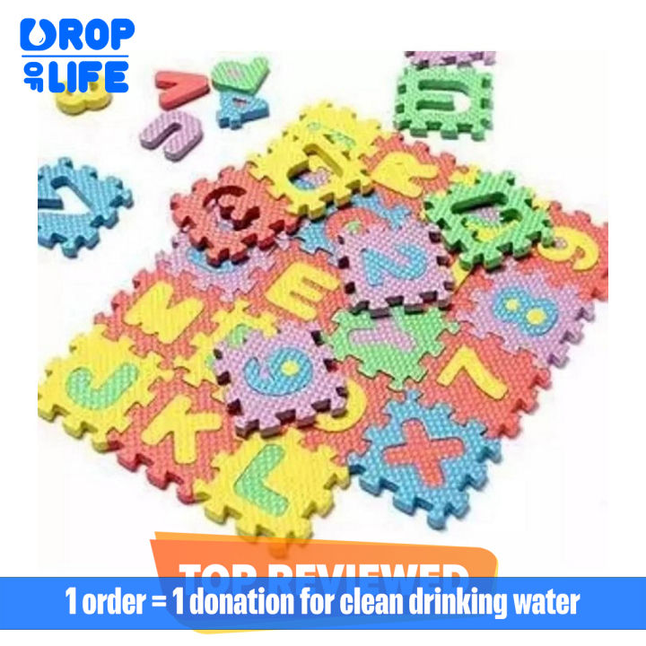 Kids Foam Play Mat extra Latrge, 26Pcs Alphabet & Letters, Puzzle Exercise EVA Foam Play Mat Floor Soft Playmat Tiles for Baby Children Kids Playing Crawling Pad Toys. Interlocking Tiles