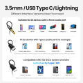 UGREEN Aux Earbuds Earphones 3.5mm Handsfree Wired Headphones Volume Control Noise Isolating Stereo Sound with Microphone For Android MP3 MP4 Pad. 