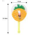 Folding Hand Fan 2pcs Cute Fruit Pattern Handheld Folding Fans for Kids Lightweight Summer Cooling Fans Perfect Children's Gift Sturdy Folding Fan. 