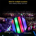 6Pcs Light Up Foam Sticks LED Foam Sticks Glow Batons with 3 Modes Flashing Effect for Party,Concert and Event. 