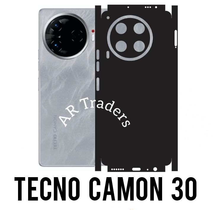 TECNO CAMON 30 BACK 360 premium Protection Skin Wrap full cover Premium Quality skin wrap sheet for tecno camon 30