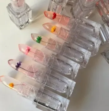 COSMET%20PK%20High%20Quality%20Transparent%20Color%20Changing%20Flower%20Jelly%20Lipstick%20-%20Image%204
