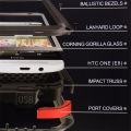LOVE MEI for HTC One E8 Powerful Waterproof Dustproof Shockproof Anti-slip Metal Protective Case. 