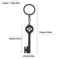 Halloween Coraline Key Skeleton Keychain Neil Gaiman Black Treasure Chest Key Pendant Key Chain for Women Men Key Holder Jewelry. 