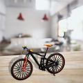 Bicycle Model Mountain Bike Decor Bicycle Art Metal Bicycle Biking Gifts for Cyclists Home Desktop Decoration Ornaments 17.5 X 9.5 X 6.5cm. 