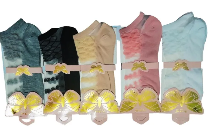 (Pack%20of%203)Trendy%20Net%20&%20Lace%20Low%20Cut%20Ladies%20Socks%20Fancy%20for%20Stylish%20Girls%20Glamorous%20Socks%20For%20Girls%20Blossom%20Bliss%20Ladies%20Socks%20Fancy%20Low%20Ankle%20Socks%20for%20Women%20Fancy%20Patterns%20for%20Stylish%20Ladies%20Socks%20For%20Women.%20-%20Image%202