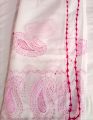 Pure lawn dopatta chadar hand made embroidery with qureshia boundry. 