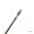 HYTOOS Cone Diamond Burr Nail Drill Bits Rotary Russian Cuticle Bit Electric Manicure Drill Tool Nails Accessories. 