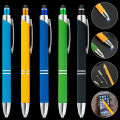 New light pen spot touch ballpoint pen LED light multi-function pen 3-in-1 can print logo metal light pen. 