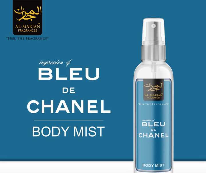 Inspiration Of Bleu De Chanel Body Mist For Every Genration