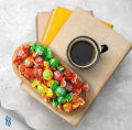 ROSHEN  Ball Shaped Center Filled Hard Candies – 125 CANDIES - 1KG. 