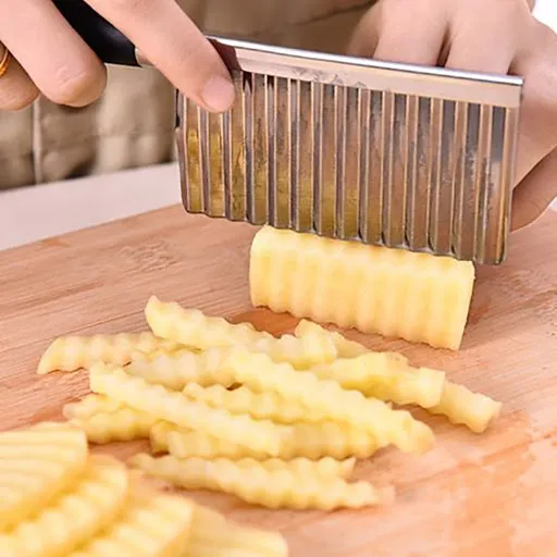 Multifunctional%20Curly%20Fries%20Cutter,%20Crinkle%20French%20Fries%20,Potato%20Chips%20Slicer,%20Waffle%20Style%20Chips%20Stainless%20Steel%20Knife%20With%20Handle-%20Single%20Piece,%20Black%20-%20Image%202
