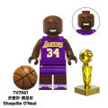 TV6508 NBA Basketball Anime Mini Action Figures Bricks James Curry Kobe Assembly Building Blocks Toys for Children. 