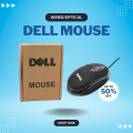 Optical Dell USB Mouse with wire and box to enhance Your Laptop and PC Experience, Dell optical wired Mouse usb2.0 for Pc and laptop. 