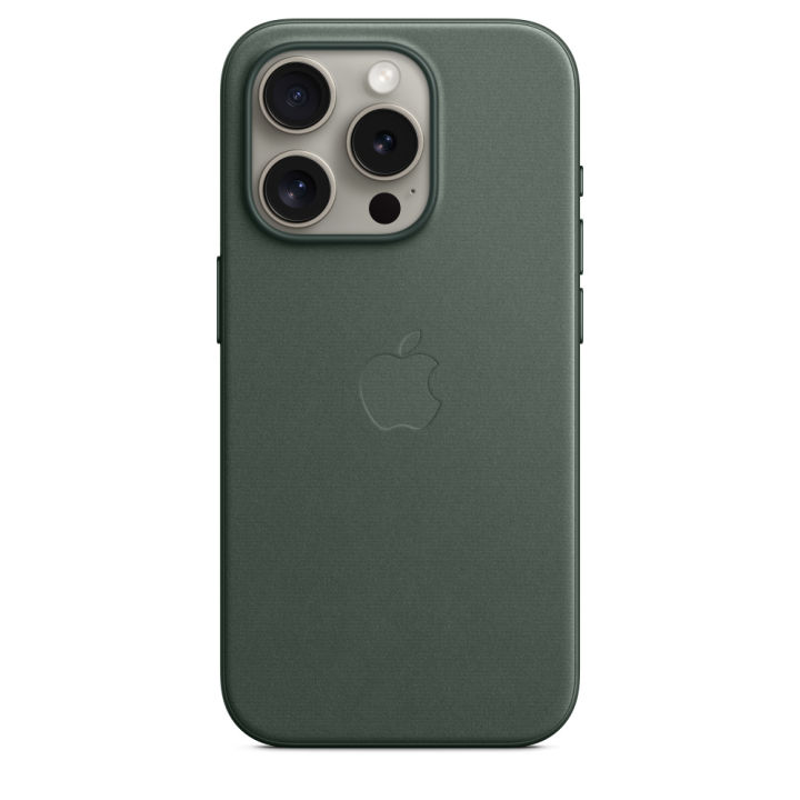 Official FineWoven Case  with MagSafe ​​​​​​for Apple iPhone 15 Pro Max - Black  - Pacific Blue - Taupe - Evergreen - Mulberry