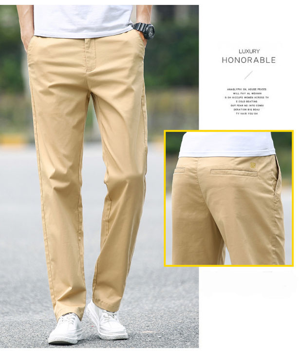 Pants%20for%20men-Beige%20color%20Cotton%20Jeans%20Pants-Regular%20fit-Men's%20Pants-men's%20clothing%20-%20Image%204