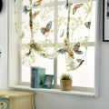 Roman Blind Flower Pattern Elegant Window Curtain for Home. 