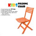 WF    Foldable Table Chair Set, Desk And Chair, Kids Computer Table Set - Foldable Table Chair Set For Kids And Toddlers – Foldable Table Chair Durable Study Table , Portable, Lightweight, and Space-Saving Table Chair Set. 