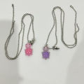 1Pair Cute Luminous Turtle Heart Magnetic Pendant Necklace For Women Men Couple CHAINI. 