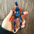 Titan Robot Action Figure 3D Printed With Full Articulation For Stop Motion Animation 13 Action Figure Dummy. 