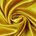 Yellow Pure Korean Satin Silk Fabric 54 Inch Arz. 