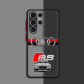 【EmotionaE】Sports Car RS6-Audi Case For Samsung Galaxy S23 Ultra S22 Plus S21 S20 FE 5G S10 4G Note 20 10 Lite Frosted Matte Phone Cover. 