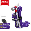 Legoing building Ninja block Jay Zen chi Lloyd Cole Nya Harumi Garmadon compatible legoing ninja movie mini robot toy for kids. 