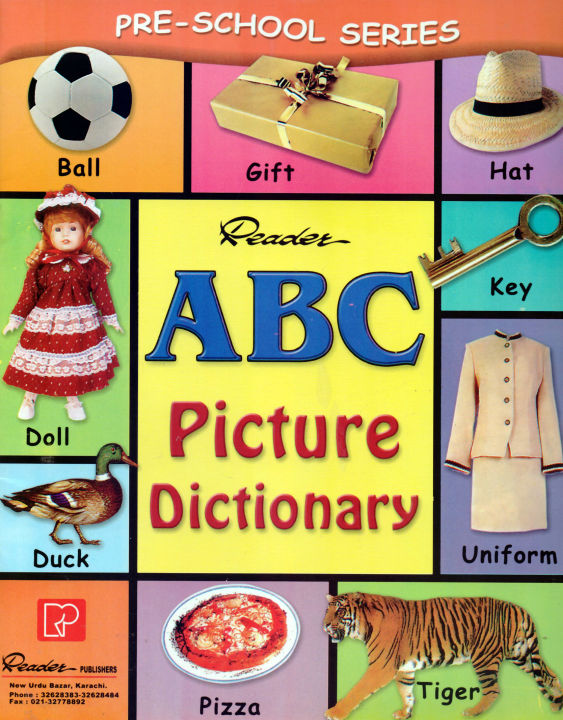 reader abc pictorial dictionary pre school series | Daraz.pk
