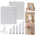 Hanging Strips for Photos 12 Pairs Large Picture Hanging Strips Heavy Duty Adhesive Hangers for Walls Damage Free Poster Strips Frame Mounting Strips Non-punching Sticky Picture Hangers. 