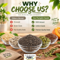 Omega-3 Zinc & Fiber Combo – Chia Seeds, Pumpkin Seeds & Sunflower Seeds (100gx3) Pakistan. 