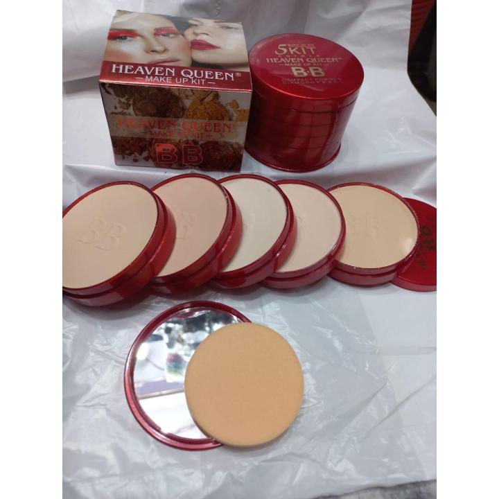 Heven Queen Face powder 5 in 1 Finishing Powder fair Light