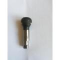 Pack of 10 - Chrome (Steel Covered) Tubeless Tyre valve nozzles - TR414 Valve Nozzle with metal cap for Car Wheel Tire. 