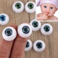 20mm 22mm 24mm Animal Blue Brown Black Real Like Eyeballs Baby toy Half Round Hollow Realistic Dolls Eyes. 