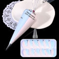 Two Color Whipped Cream Glue Diy Phone Case Materials 100g Simulation Fake Decoden Cream Clay Glue with Nozzle Jewelry Making Podazz. 
