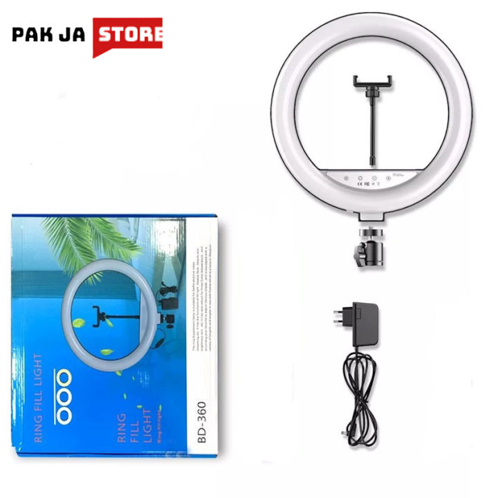 PakJAStore Ring Light BD-360 36cm/14 Inch With Mobile Holder