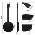 HDMI Wireless WiFi Dongle TV Streaming Device Chrome Cast Full HD 1080P Digital Media Stream Video HDTV Mira Cast Full HD 1080P Android TV Stick Black. 