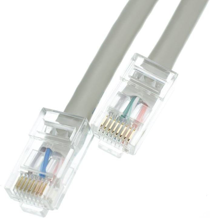 Cat6 Ethernet Patch Cable 24AWG Network Cable 2-METER With RJ45 Connector 4 Pair Stranded Unshielded Twisted Pair (UTP) Internet Patch Cable
