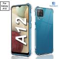 Samsung Galaxy A12 4G Cover Soft Design Transparent Shockproof Silicone Clear Case with Airbag Anti Shock Drop Resistance Crystal Clear Back Cover Case. 