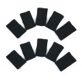 10 PCs Elastic Finger Sleeves Sport Support Brace Thumb Protector For Basketball - intl. 