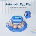 8 Eggs Intelligent Round Full Automatic Incubator Dual Supply AC-DC. 