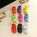 Factory direct sales mini hole shoes keychain pendant slippers small shoes accessories backpack hanging accessories temu cross-border. 