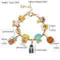 Spongebob Squarepants Charms Bracelet Y2k Femme Jewelry Accessories With Squidward Tentacles Patrick Star Bff Bracelet Spongebob. 