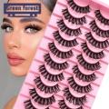 Green forest Artificial Eyelash Easy to Use Eye Extension Thick Fluffy Lashes. 