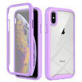 For Apple iPhone XS Max Shockproof Anti-slip Rugged Bumper 360° Full-body Protection Case Cover. 