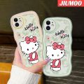 JIUMOO For OPPO A94 4G F19 Pro Reno 5F Reno 5 Lite Case Cartoon Cute Hello Kitty New Colour Macaron Pattern Wave Border Soft Clear Shockproof Phone Cases Creative Camera Transparent Casing Silica Gel Protective Cover. 