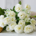 Fly Buy-White Ganda Bunch Artificial Flowers Floral Décor For Home and Office Decorations White Rose-White. 