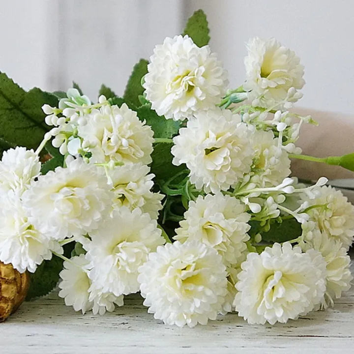 Fly%20Buy-White%20Ganda%20Bunch%20Artificial%20Flowers%20Floral%20D%C3%A9cor%20For%20Home%20and%20Office%20Decorations%20White%20Rose-White%20-%20Image%202