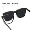 Scratch-Resistant Polarized Sunglasses High-Definition Lightweight Retro Square Frame Sunglasses Anti-Glare Uv Protection Designer Eyewear for Driving Outdoor Activities Men'S Fashion Women'S Fashion. 