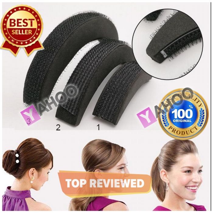 3Pcs/set%20Hair%20Pads%20Volume%20Increase%20Puff%20Bun%20Maker%20Donut%20Magic%20Foam%20Sponge%20Bump%20Up%20Insert%20Base%20Accessories%20100%25%20brand%20new%20and%20high%20quality%20Perfect%20for%20giving%20your%20plain%20hair%20a%20look%20-%20Image%207