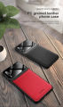 iCaseCover for Samsung Galaxy A70 Soft Case Hybrid TPU Leather Tempered Glass Shockproof Back Cover. 